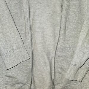 Gray Zip-Up Hoodie